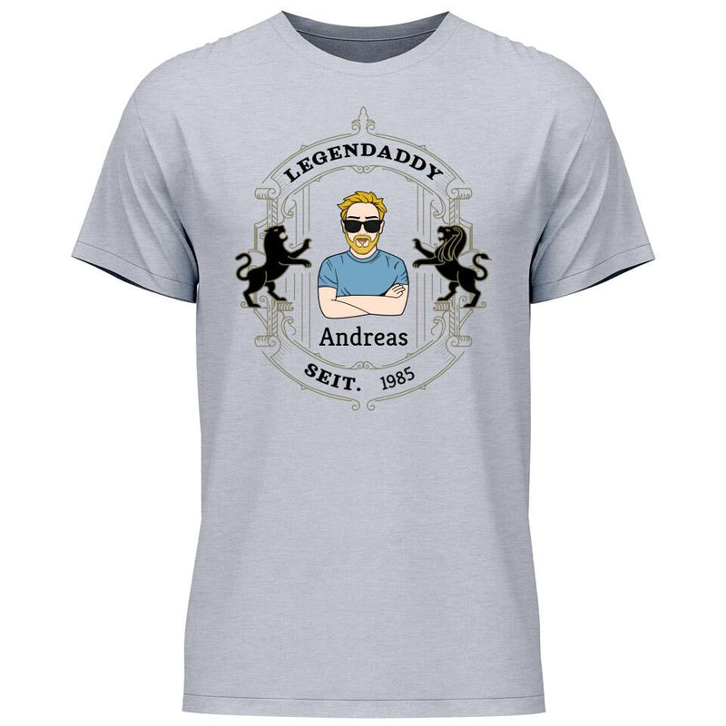 Legendaddy mit Goldrahmen - Personalisierbares T-Shirt