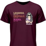 Legende Ehefrau Mama Oma Seit - Personalisierbares T-Shirt