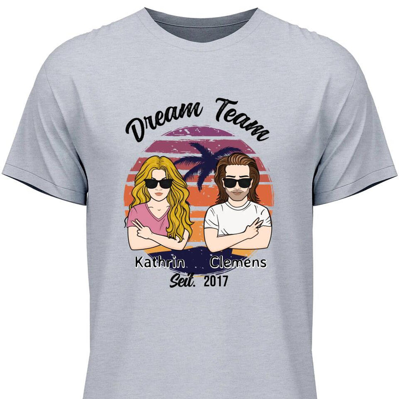 Dream Team seit - Personalisierbares T-Shirt