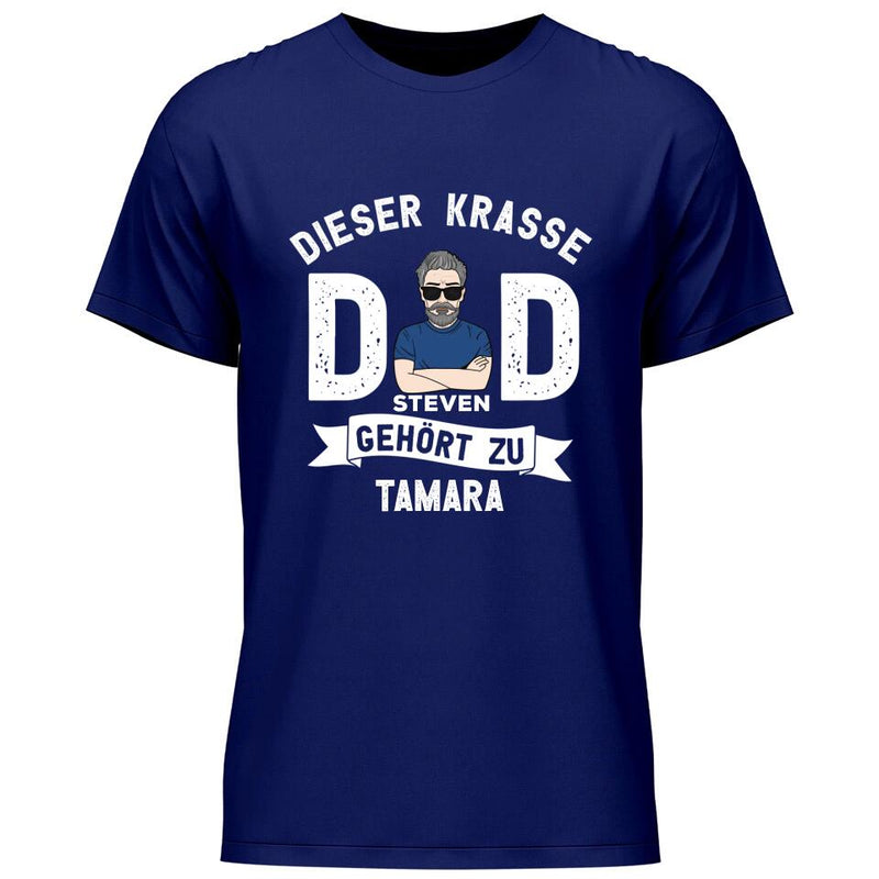 Dieser krasse Dad gehört zu - Personalisierbares T-Shirt