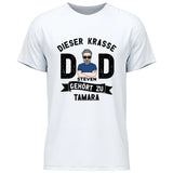 Dieser krasse Dad gehört zu - Personalisierbares T-Shirt