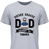 Dieser krasse Dad gehört zu - Personalisierbares T-Shirt