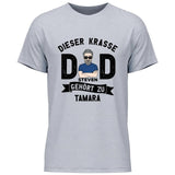 Dieser krasse Dad gehört zu - Personalisierbares T-Shirt