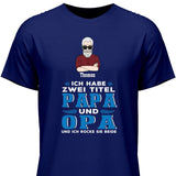 Zwei Titel und Rocke beide - Personalisierbares T-Shirt