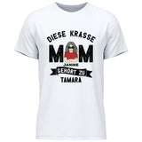 Diese krasse Mom gehört zu - Personalisierbares T-Shirt
