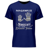 Papa und Komplizen - Personalisierbares T-Shirt