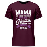 Geschenk für Mama - Personalisierbares T-Shirt