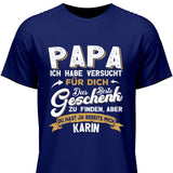 Beste Geschenk für Papa - Personalisierbares T-Shirt