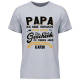 Beste Geschenk für Papa - Personalisierbares T-Shirt