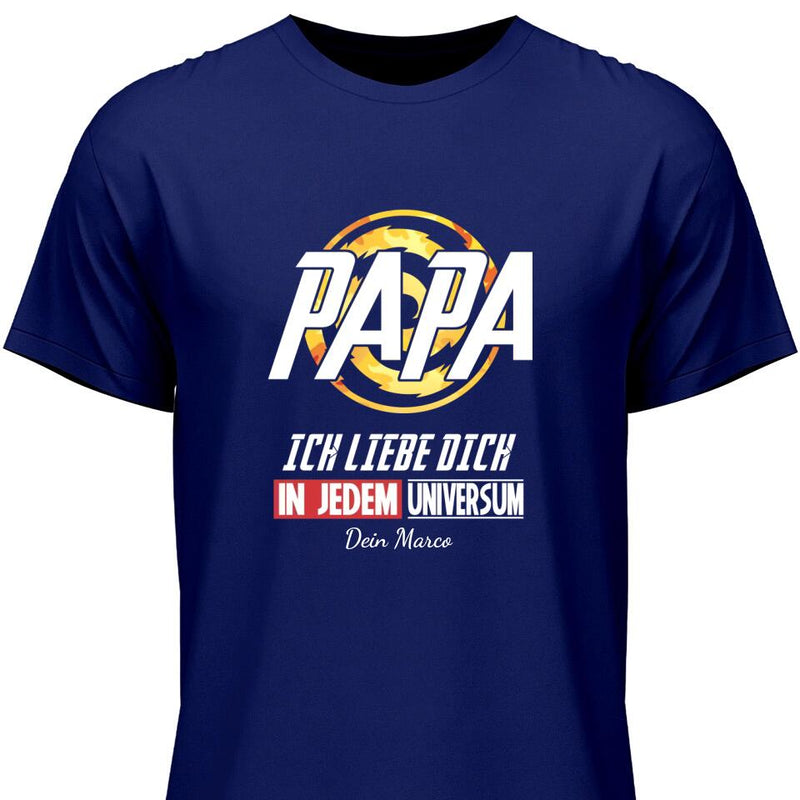 Papa Universum - Personalisierbares T-Shirt