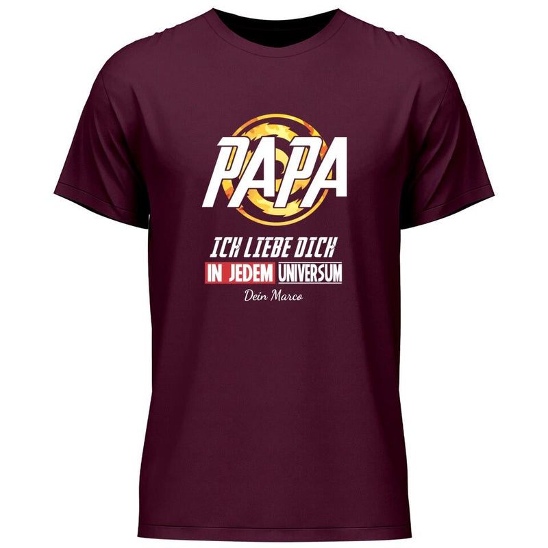 Papa Universum - Personalisierbares T-Shirt