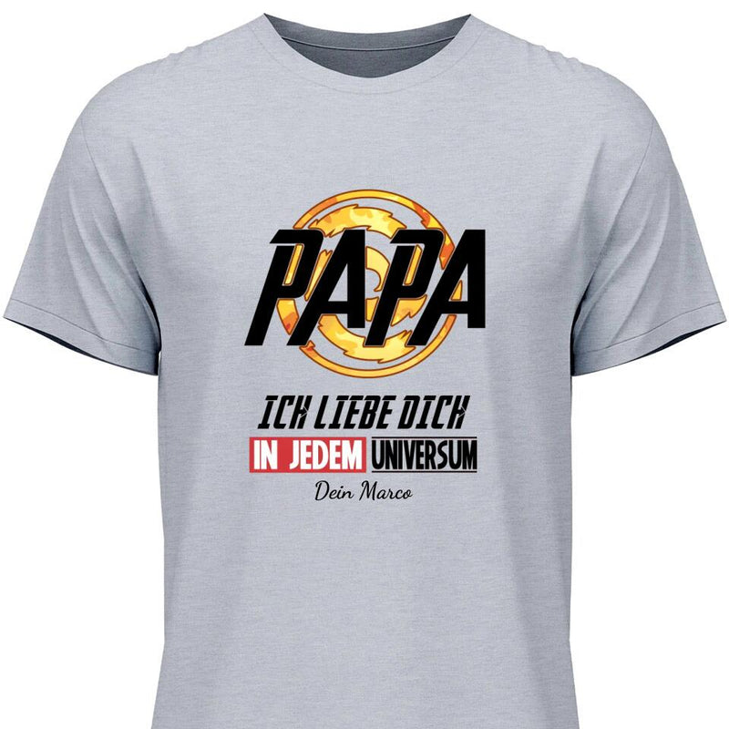 Papa Universum - Personalisierbares T-Shirt