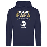 Dieser Papa gehört zu - Personalisierbarer Hoodie