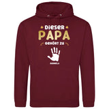 Dieser Papa gehört zu - Personalisierbarer Hoodie