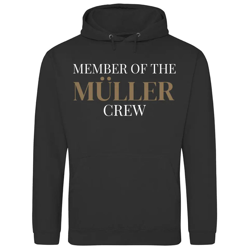 Familien Crew Member - Personalisierbarer Hoodie