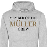 Familien Crew Member - Personalisierbarer Hoodie