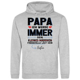 Papas finanzielle last - Personalisierbarer Hoodie