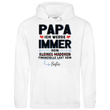 Papas finanzielle last - Personalisierbarer Hoodie