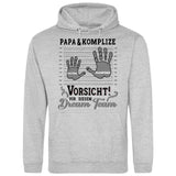 Papa und Komplizen - Personalisierbarer Hoodie