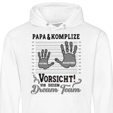 Papa und Komplizen - Personalisierbarer Hoodie