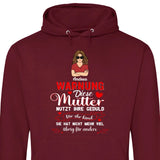 Warnung vor dieser Mutter - Personalisierbarer Hoodie