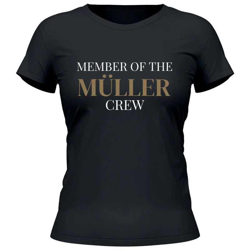 Familien Crew Member - Personalisierbares T-Shirt
