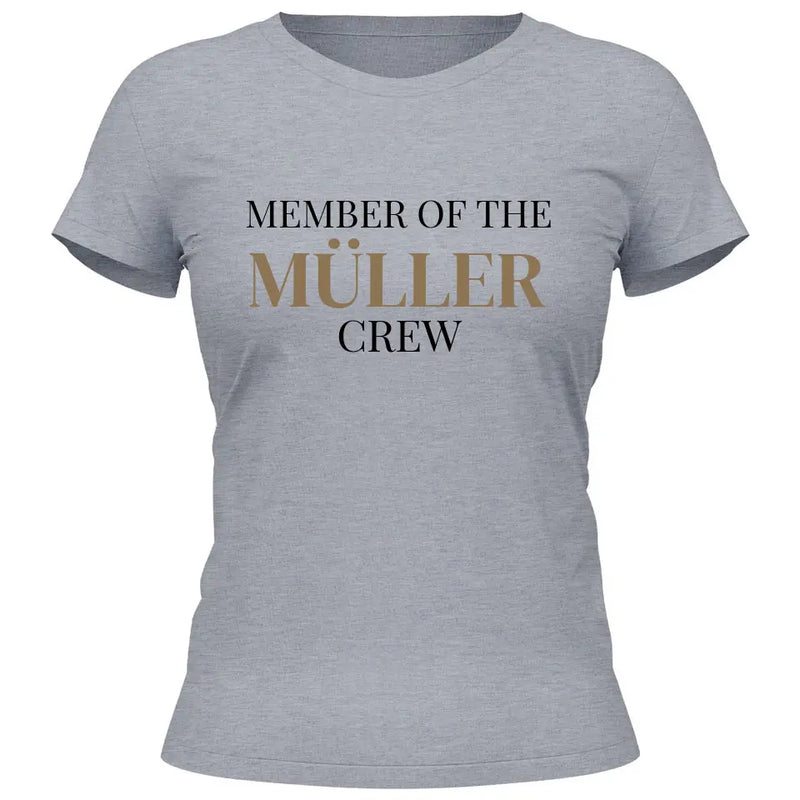Familien Crew Member - Personalisierbares T-Shirt
