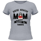 Diese krasse Mom gehört zu - Personalisierbares T-Shirt