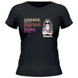 Legende Ehefrau Mama Oma Seit - Personalisierbares T-Shirt