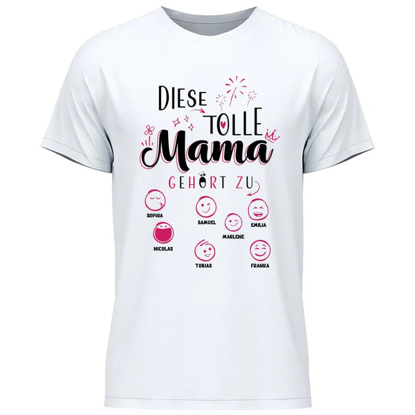 Diese Tolle Mama 2024 - Personalisierbares T-Shirt