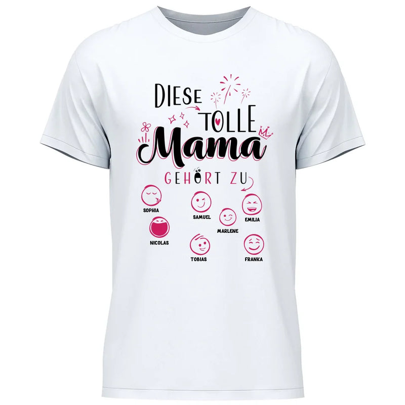 Diese Tolle Mama 2024 - Personalisierbares T-Shirt