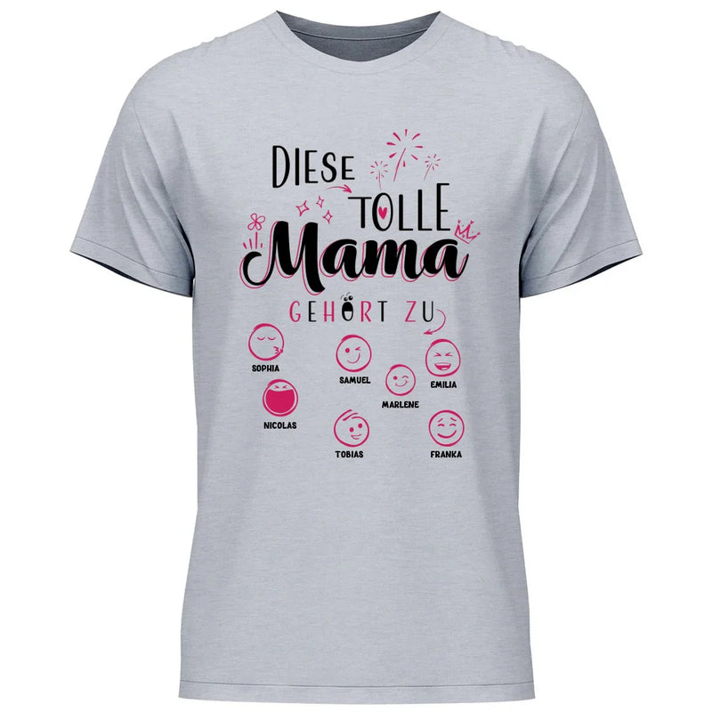 Diese Tolle Mama 2024 - Personalisierbares T-Shirt