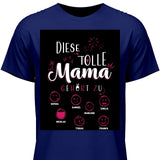 Diese Tolle Mama 2024 - Personalisierbares T-Shirt