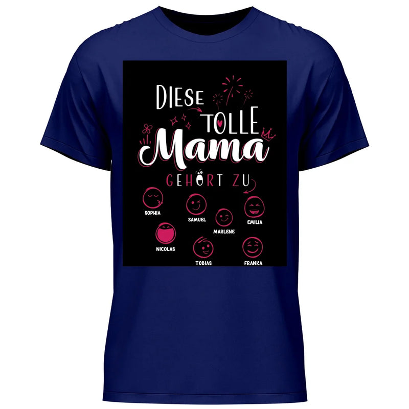 Diese Tolle Mama 2024 - Personalisierbares T-Shirt