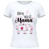 Diese Tolle Mama 2024 - Personalisierbares T-Shirt