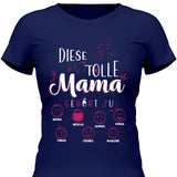 Diese Tolle Mama 2024 - Personalisierbares T-Shirt