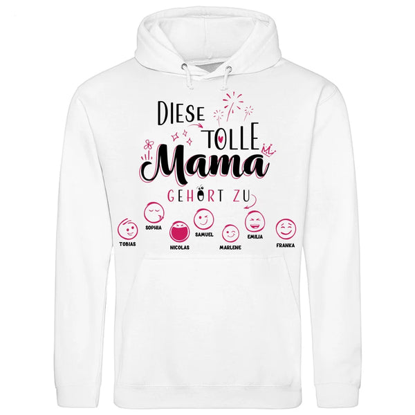 Diese Tolle Mama 2024 - Personalisierbarer Hoddie (Unisex)