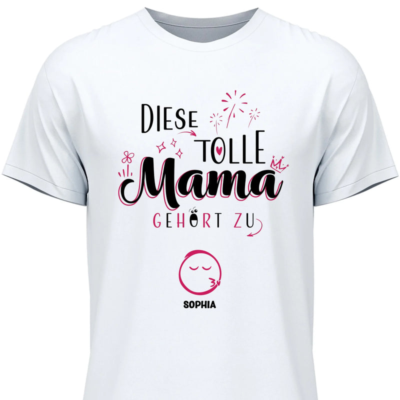 Diese Tolle Mama 2025 - Personalisierbares T-Shirt