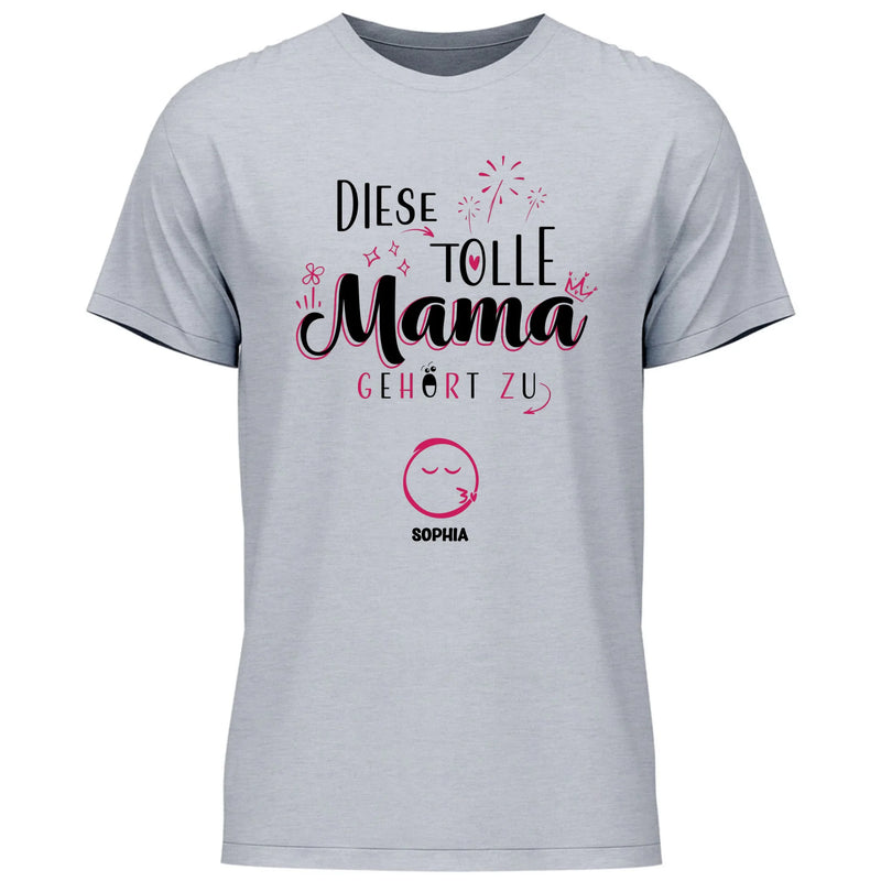 Diese Tolle Mama 2025 - Personalisierbares T-Shirt