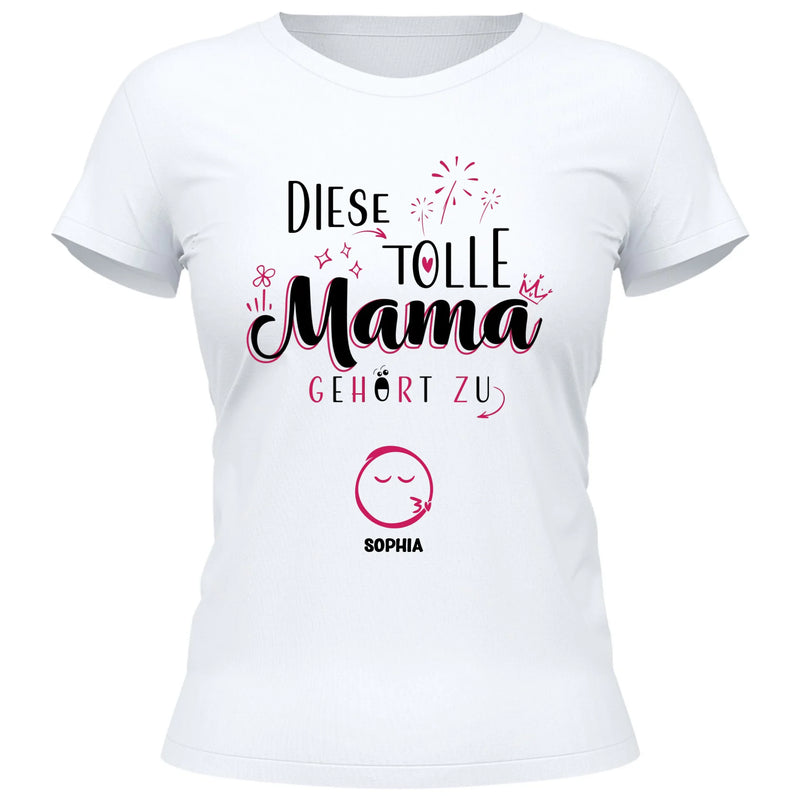 Diese Tolle Mama 2025 - Personalisierbares T-Shirt