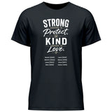Strong enought to Protect Kind enough to Love - personalisierbares T-Shirt 2025