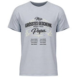 Mein grösstest Geschenk nennt mich Papa - personalisierbares T-Shirt 2025