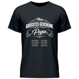 Mein grösstest Geschenk nennt mich Papa - personalisierbares T-Shirt 2025